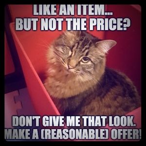 Offers welcome!